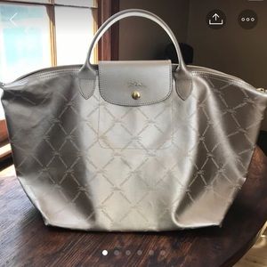 Longchamp Metal Le Pilage in Gold